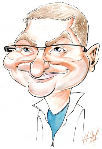 la caricature de yanick messager par Guillaume Neel
