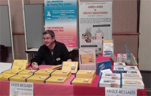 l'auteur yanick messager en dédicace